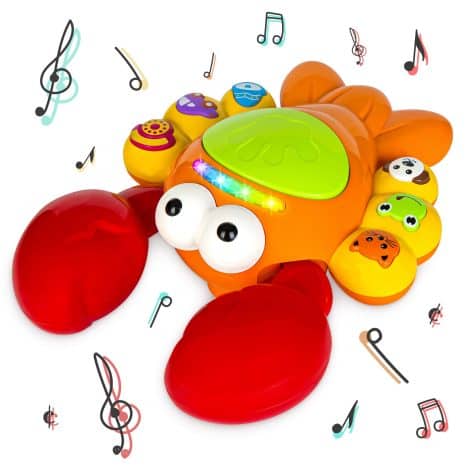 Think Gizmos TG721 Musical Lobster – Fun musical toy for kids and toddlers aged 1-6 and beyond. Perfect STEM education gift for boys and girls.