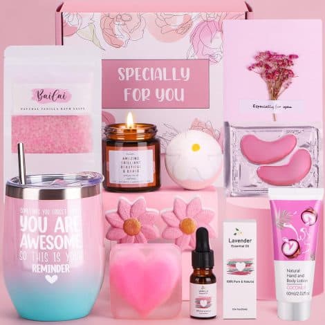 Luxury Women’s Relaxation Spa Set: Perfect self-care gift for your best friend, mum, or sister.