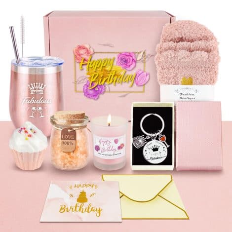 Epessa Personalised Birthday Hampers: Unique Gifts for Women – Ideal for Sisters, Best Friends, Mums, Teachers, Coworkers.