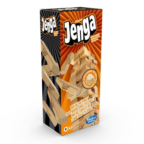 Hasbro Gaming Jenga Classic: A thrilling game for kids 6 and up to enhance their speed!