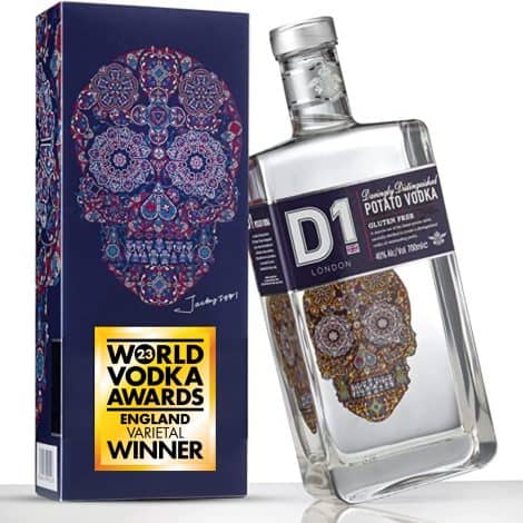 D1 London Spirits Vodka 70cl Gift Box is a British gold-winning vodka, perfect for gifting with smooth and creamy taste.