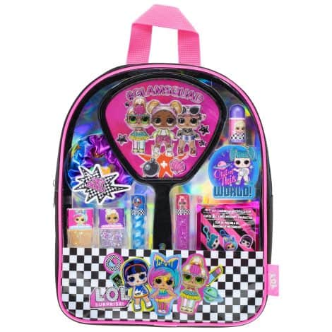 L.O.L Surprise! Townley Girl Makeup Set for Girls, 10 Pieces, with Lip Gloss, Nail Polish, and Accessories. Perfect for School, Parties, and Sleepovers. Suitable for Ages 5+.