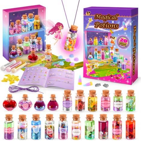 Potion Magic Kit – An enchanting gift for girls aged 6-12, with 20 magical potions to mix. Perfect for birthdays!