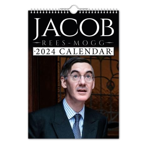 Jacob Rees-Mogg’s 2024 Wall Calendar – The Ultimate Funny A4-sized Present for Christmas/Birthdays/Secret Santa. Get one now!