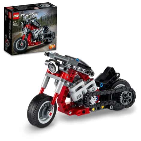 LEGO 42132 Technic Adventure Bike – A 2-in-1 Motorbike Toy Set, Perfect for Kids, Boys & Girls.