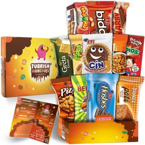 Midi World Food Box: Exclusive Global Treats and Unique Gourmet Hamper with a Bonus Snack