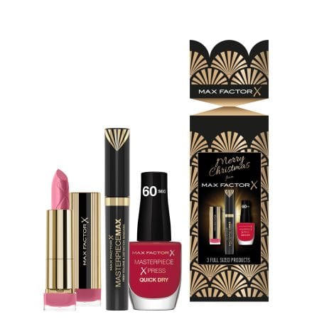 Max Factor Christmas Gift Set – the perfect present for flawless holiday makeup looks.