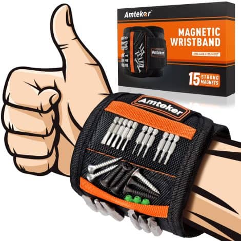 Amteker Magnetic Wristband: The Perfect Present for Him, Ideal Stocking Filler or Secret Santa Gift.