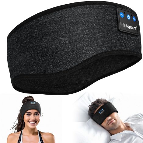 Bluetooth Headband Sleep Headphones – 14 Hour Playtime, Comfy for Sleep & Sports, Ideal for Running and Relaxing.