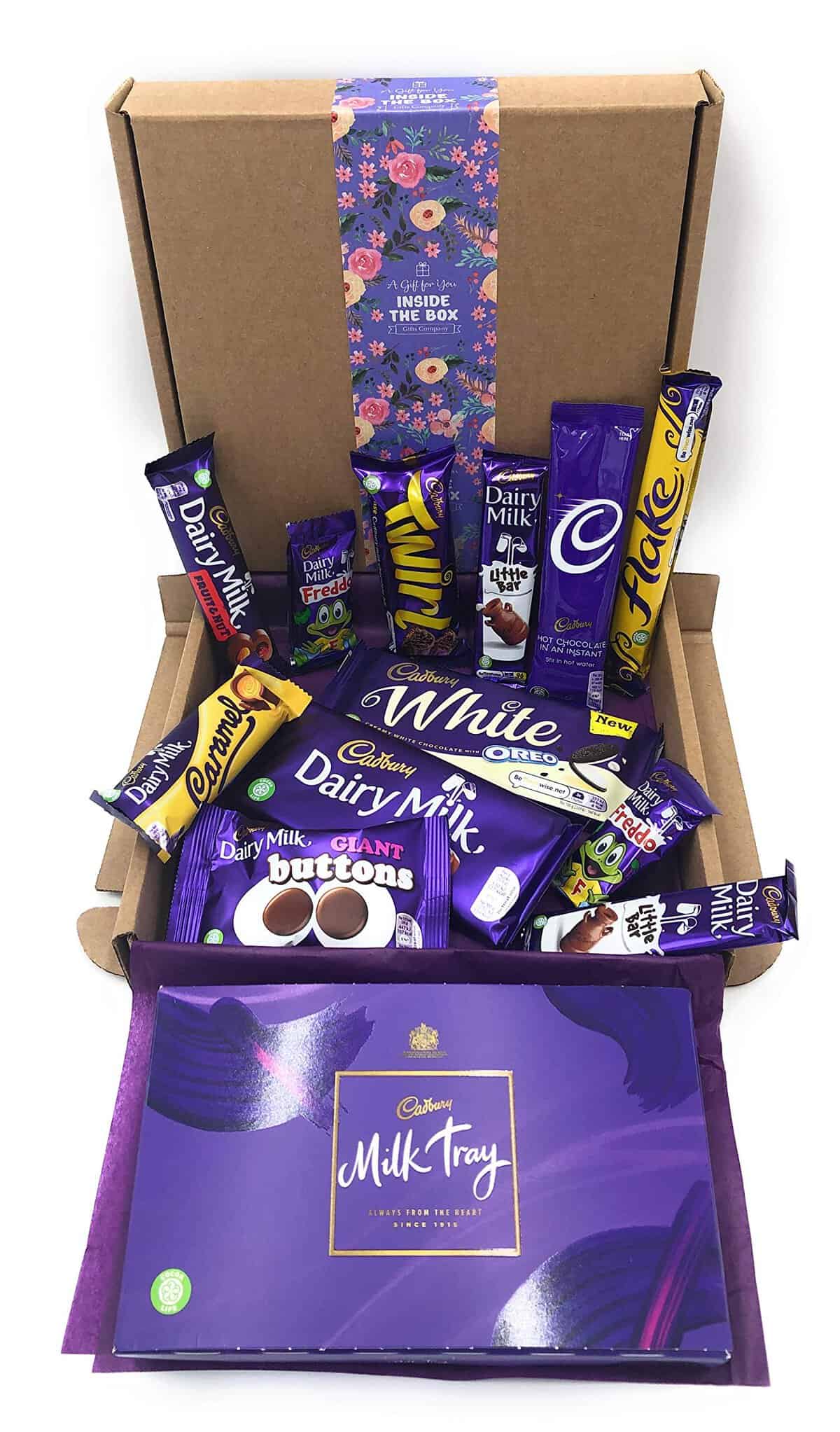 Women's Cadbury Chocolate Hamper Gift Box by Inside the Box Gifts