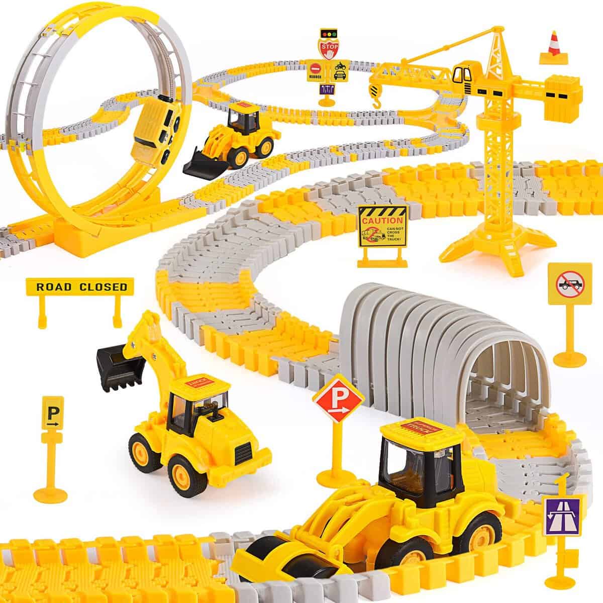 EUTOYZ Toys for 3-6 Year Old Boys Toys Cars,Gifts for 3-6 Year Old Boys Construction Toys for 3-10 Year Old Boys Toys Age 3-8 Kids Toys Cars for 3-8 Year Old Boys Gifts Xmas Gifts Tractor Toys