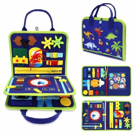 Sensory Montessori Toys perfect for 1-4-year-olds – Busy Boards and Travel Games for boys & girls!