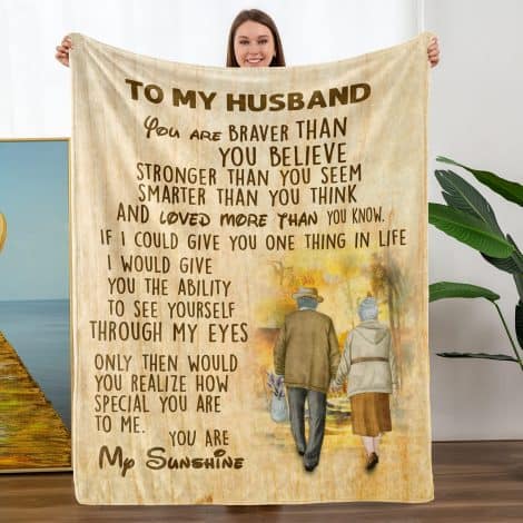 TURMTF presents for Men, Gifts for your Partner, Comfy Blanket for Hubby, Thoughtful Gifts for Him, 140x180CM