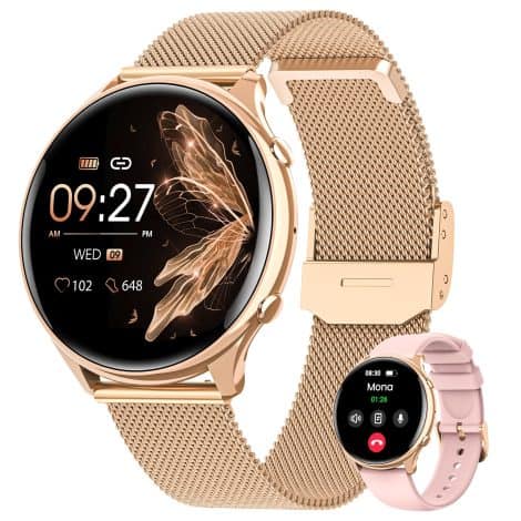 AKUMAKA Smart Watch: An ideal gift for British women! Monitor health, track fitness, and enjoy 120+ sports modes.