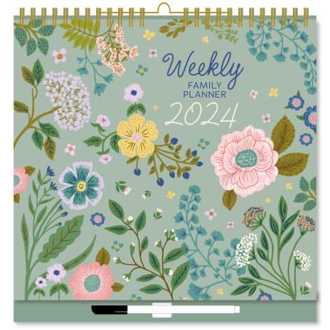 TGSC | 2024 Large Grid Family Planner | FSC Paper | Organize Daily Events, Birthdays & Notes | Family-Friendly UK Calendar