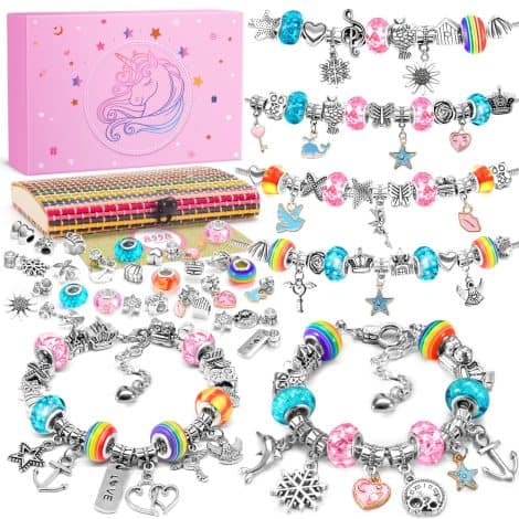 BIIB Teen Girl Gift Set: Unicorn-themed jewelry bracelet kits, perfect for birthdays, stocking fillers, arts and crafts. Available now!