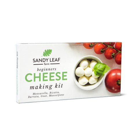 Sandy Leaf Farm Cheese Making Kit – Perfect Valentine’s Day gift for beginners, with vegetarian rennet.