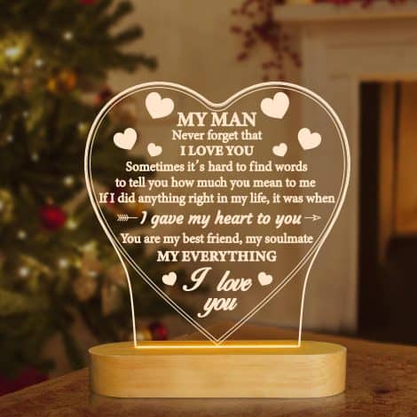 Anywin Gifts for Him: Warm Light Home Decor, Perfect for Birthday, Valentine’s, Christmas – A Thoughtful Thank You for Him.