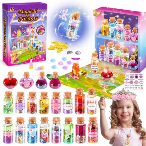 Enchanting Fairy Potion Kit: A magical craft set for 5-11 year old girls, perfect for birthdays!