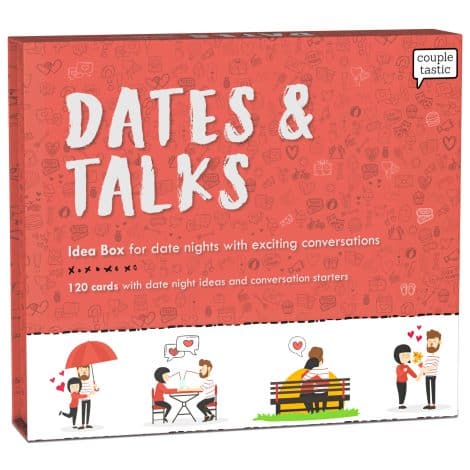 Romantic Date Ideas and Couple’s Conversation Cards – Ideal Present for Couples – Surprise Gift for Spouse – Lovely Birthday Gift for Partner – Thoughtful Gift for Him – Love Date Suggestions.