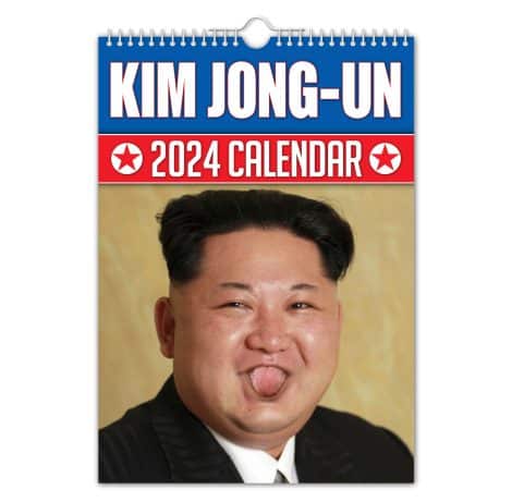 Kim Jong-Un 2024 Wall Calendar – Ideal Funny Gift for Christmas or Birthdays, a Novelty Office Present.