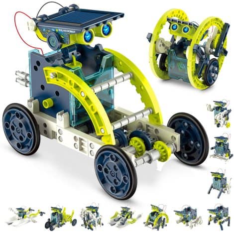 Solar Robot Building Set – Fun and Educational STEM Toys for 8-12 Year Old Boys, Perfect Gifts for Birthdays and Christmas.