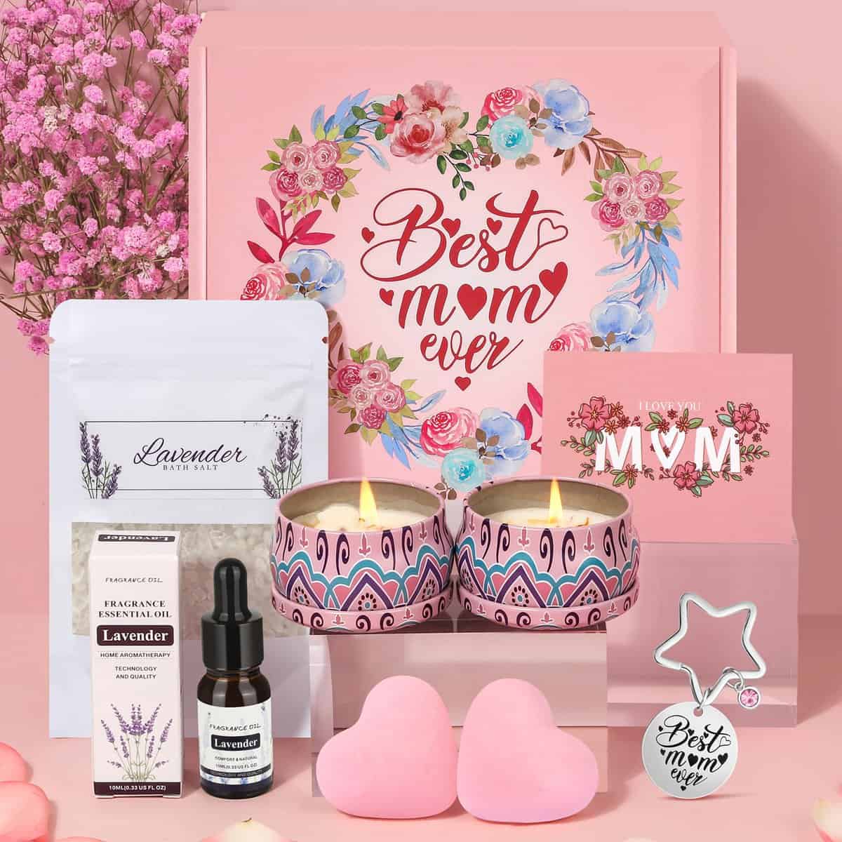 Mum Gifts, Pamper Gifts for Mum, Mum To Be Gifts, Birthday Gifts Sets Hamper for Mum, Friend, Sister, Girlfriend, Women, Self Care Relaxation Spa, Relax Bath Gift Birthday Presents for Mother