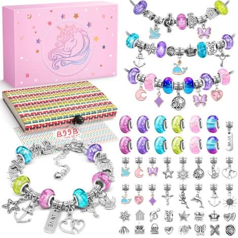 BIIB Teenage Girls’ Jewellery Making Kit – Perfect Arts & Crafts Stocking Fillers for 8-12 Year Olds.