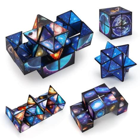 6-10 Year Olds’ Toys: Infinity Cube Fidget, Sensory Toy, Anti-Stress 3D Puzzles – Perfect Birthday Present!