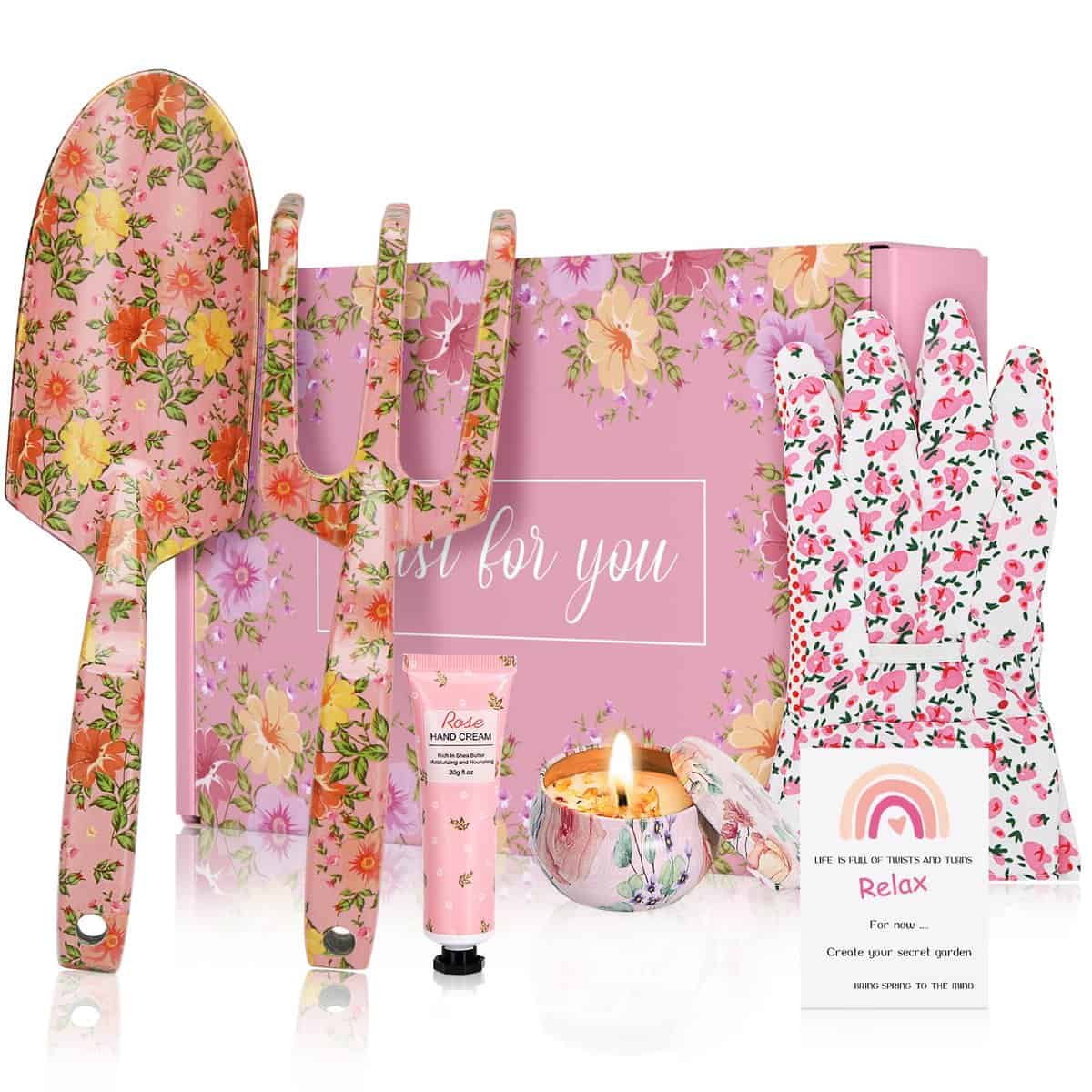 Birthday Gifts for Women Mum, Presents for Her: Mum Grandma Friends, Gardening Gifts for Women, Ladies Hamper Mummy Garden Gift, Gifts for 50Th 60Th 70Th Birthday, Retirement, Christmas, Mothers Day