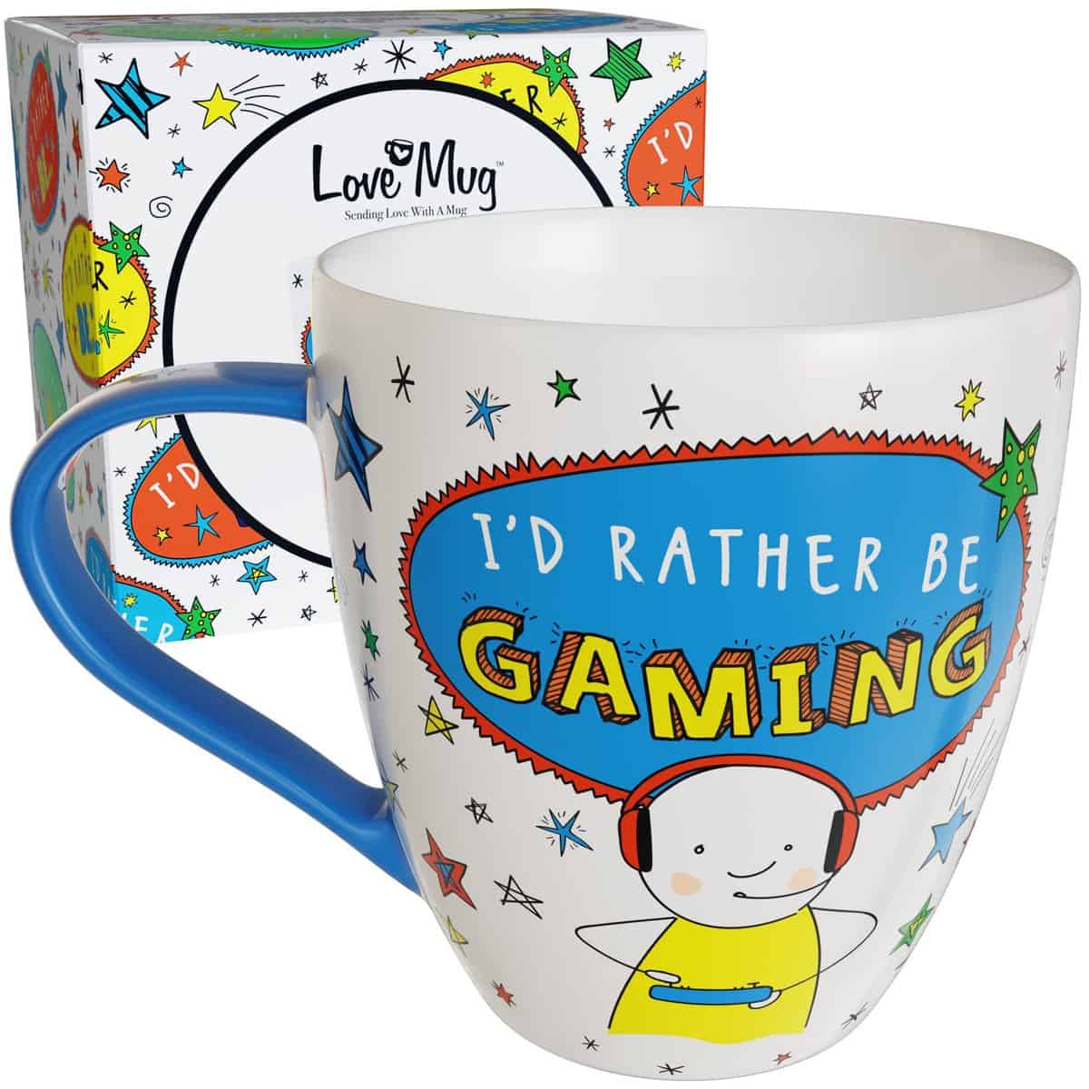 Love Mug®: Gaming Gifts - Gaming Gifts for Men - Gaming Mug - Gaming Gifts for Teeanage Boys - Christmas Gifts for Gamers - 400ml - Award Winning Gift Retailer.