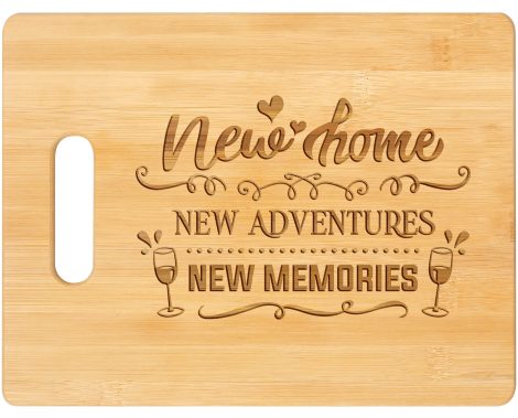 Pandasch Personalized Bamboo Cutting Board – Best Housewarming Gift for New Home with a Funny Twist!