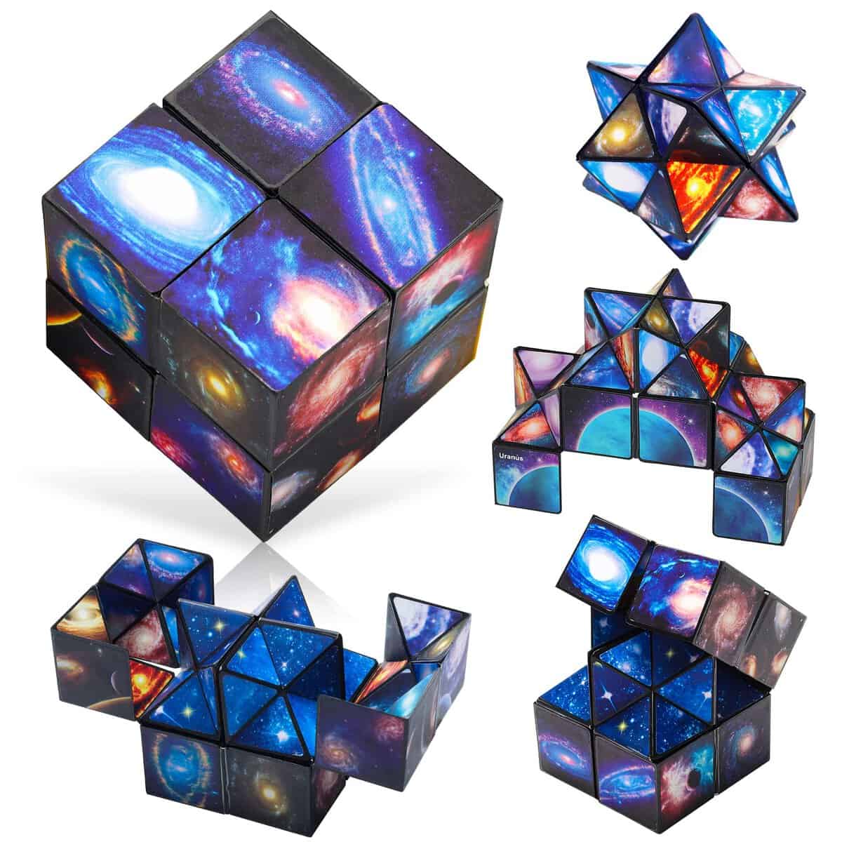 Toys for 7 8 9 10 Year Old Boys Girls Kids, Puzzle for 6-11 Year Olds Boys, Boys Presents Age 5 6 7 8 9, Autism Toys for Kids, 9 10 11 12 Year Old Gifts for Girls, Infinity Cube for Kids Adults Gifts