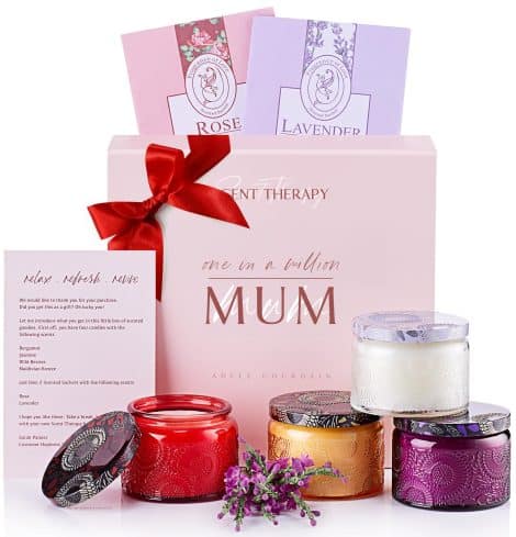 ADELEGOURDAIN Candle Gift Set – Perfect for celebrating special occasions or treating a loved one. Ideal for women, Mother’s Day, or best friend gifts.