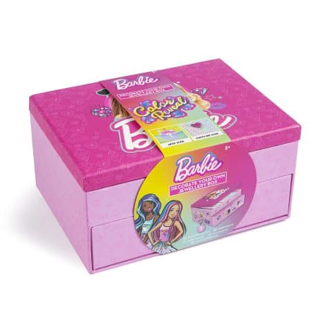 Barbie Magic Jewellery Box – Store and treasure all your Barbie accessories in this colorful box.