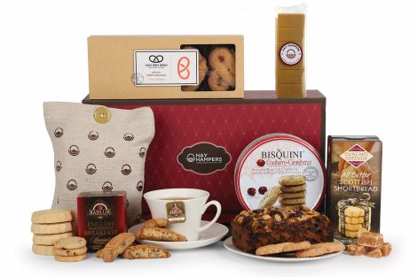 Hay Hampers Afternoon Tea Hamper For Two – The Perfect Christmas Gift for Couples and Parents, with Afternoon Tea Infused goodies, for both Men and Women.