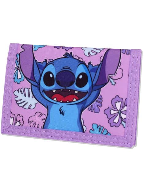 Disney Stitch Purse: Ideal Wallet for Women and Kids, Holds Coins and Cards, Cute in Purple!