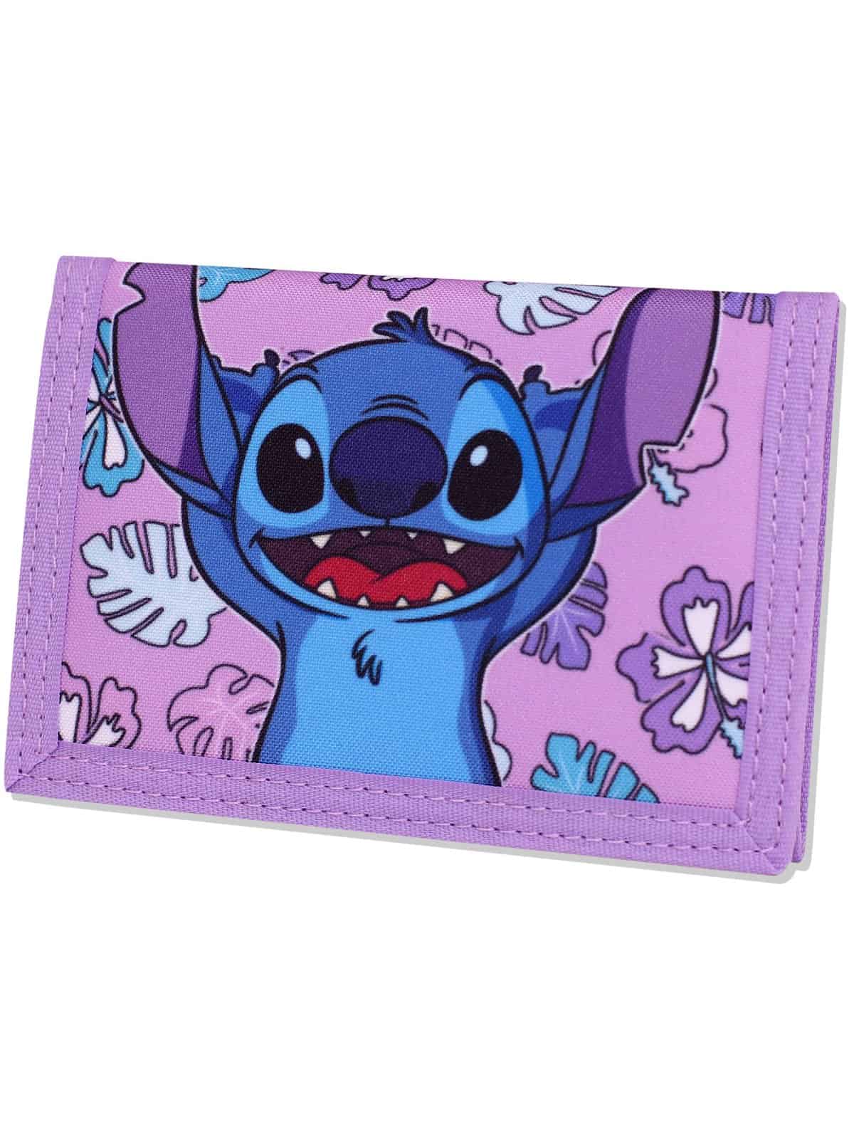 Disney Stitch Purse Gifts for Women and Kids Wallet: Small Purses Perfect Coin Purse and Card Holder. (Purple)