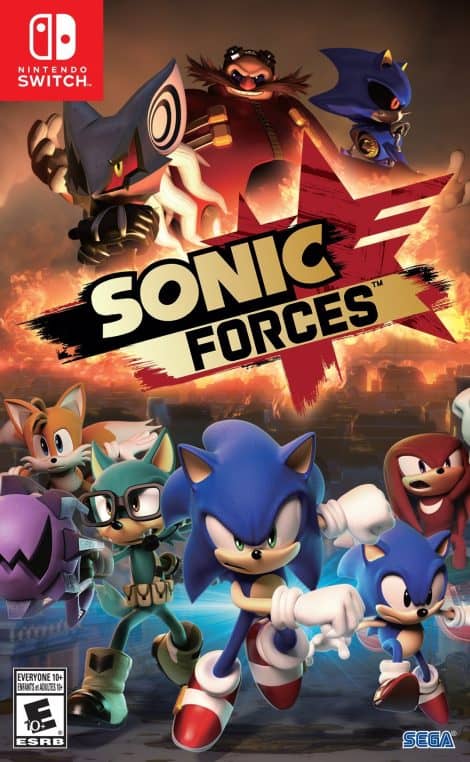 Sonic Forces game for Nintendo Switch – experience high-speed action and excitement with your favorite character!