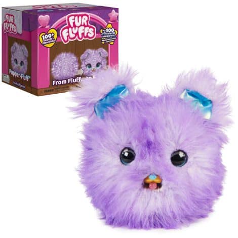 Fluffy Paws – Adorable interactive toy dog with 100+ sounds and reactions, perfect for kids ages 5+.