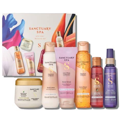 Sanctuary Spa Relaxing Day Gift Set, Vegan, Gift For Her, Birthday or Self-Care (Amazon Exclusive)