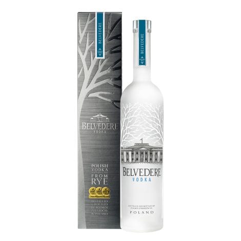 Belvedere Vodka Pure Gift Box, 70 cl: Luxurious and pure vodka enclosed in an elegant presentation box.