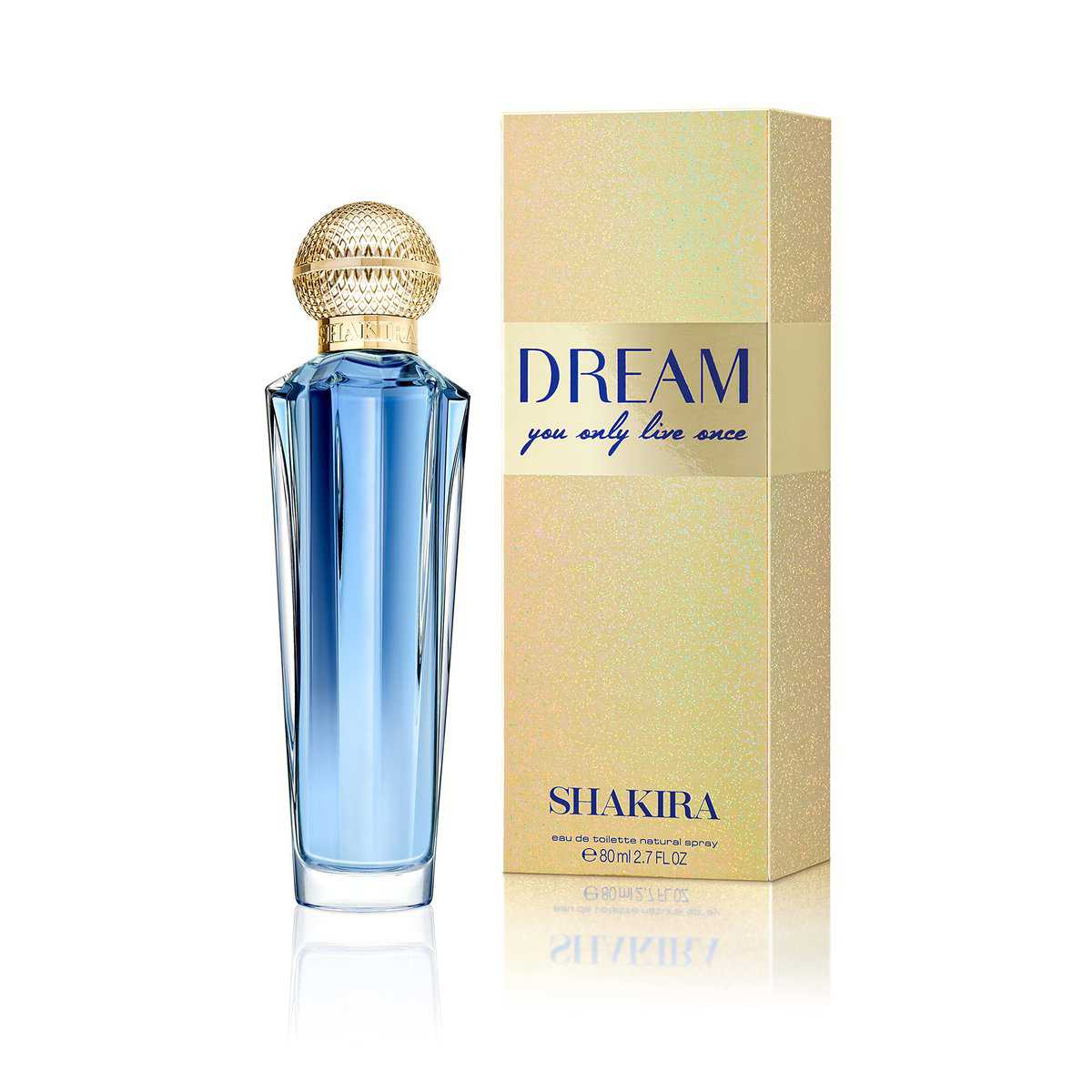 Shakira Perfume - Dream by Shakira for Women - Long Lasting - Fresh and Feminine Perfume - Vanilla, Citrus and Floral Notes - Ideal for Day Wear - 80 ml