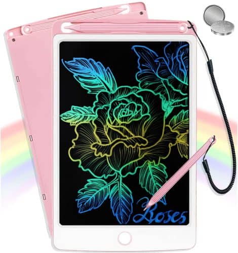 Kids’ Gift Set: Interactive Education Tablet, Perfect Present for 3-8 Year Old Boys and Girls, Pink Color.