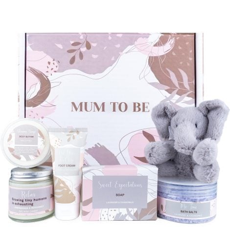 Luxury Hamper for Expectant Mothers – Indulgent Baby Shower Gift for New Mum – Spa Experience Set.