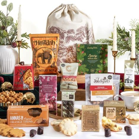 The Ultimate British Christmas Hamper – Handcrafted Delicacies, Premium Beverages, and Gourmet Treats, by Clearwater Hampers.