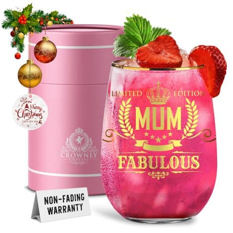 Kies Gold Gin Glass – Personalised Gifts for Mum’s Birthday, Christmas, and More! Popular Mum Gifts.