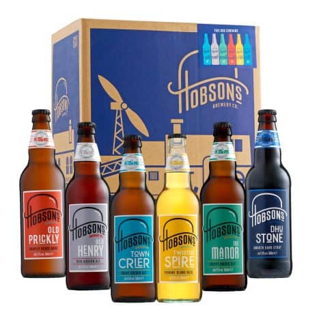 Hobsons Handcrafted Beer Selection – Mixed Real Ale Taster Pack – Perfect Birthday, Thank You or Beer Gift for anyone.