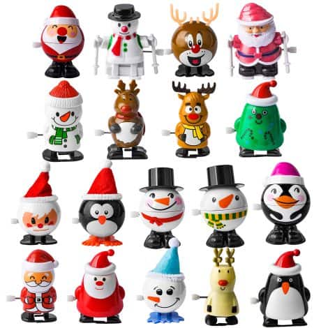 “Christmas Party Favor Pack – 18 Assorted Wind-Up Toys – Perfect for Stocking Stuffers!”