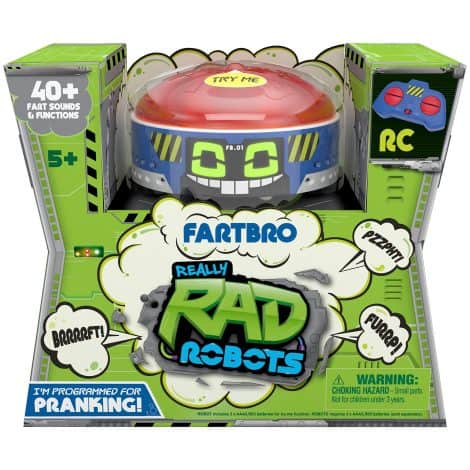 Super cool and hilarious robotic friend – Fart BRO from Really Rad Robots!